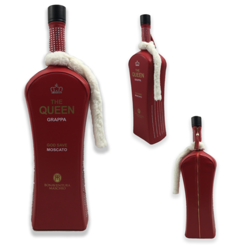 Distilleria Bonaventura Maschio - The Queen - vestito bottiglia in ecopelle