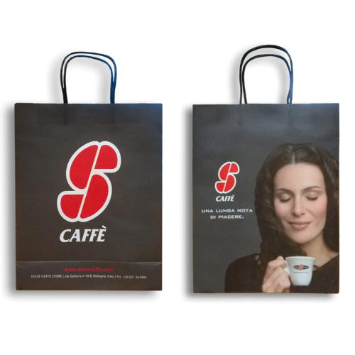 Essse Caffè- Borsa Shopping bag in carta