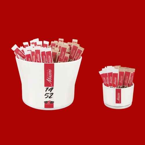 Portazucchero con scomparti, personalizzato in ceramica