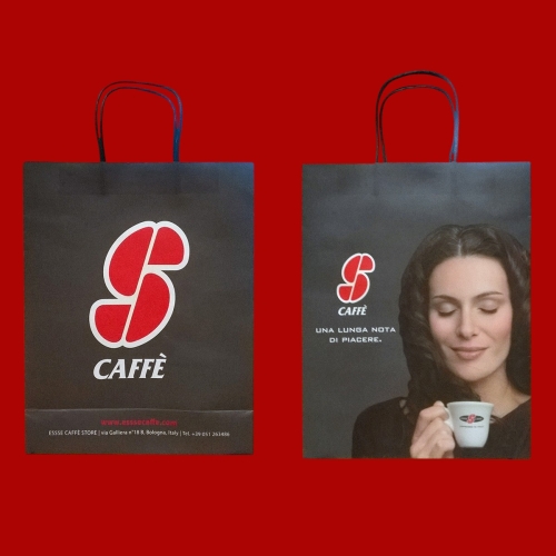 Shopper in carta personalizzata CMYK.Made in Italy