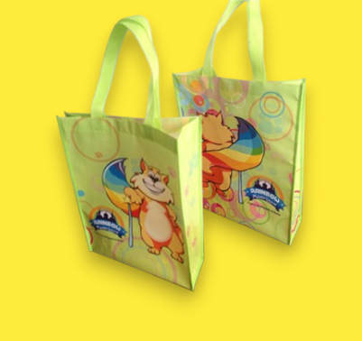 Shopper in tnt laminato