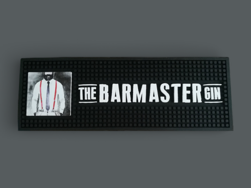 Barmat in PVC con sezione stampata in CMYK, design dedicato