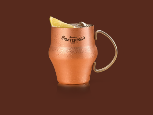 Tazza in metallo per Montemule realizzata in acciaio su forma dedicata